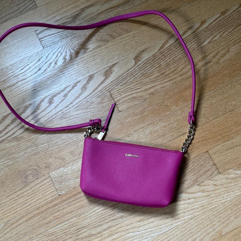 Calvin Klein Fuchsia Crossbody Bag
